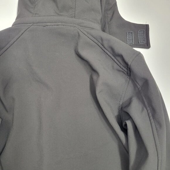 NWT Reebok Kids Outer Shell Only Extreme Weather Hooded Black Jacket Size 7 - Picture 7 of 16